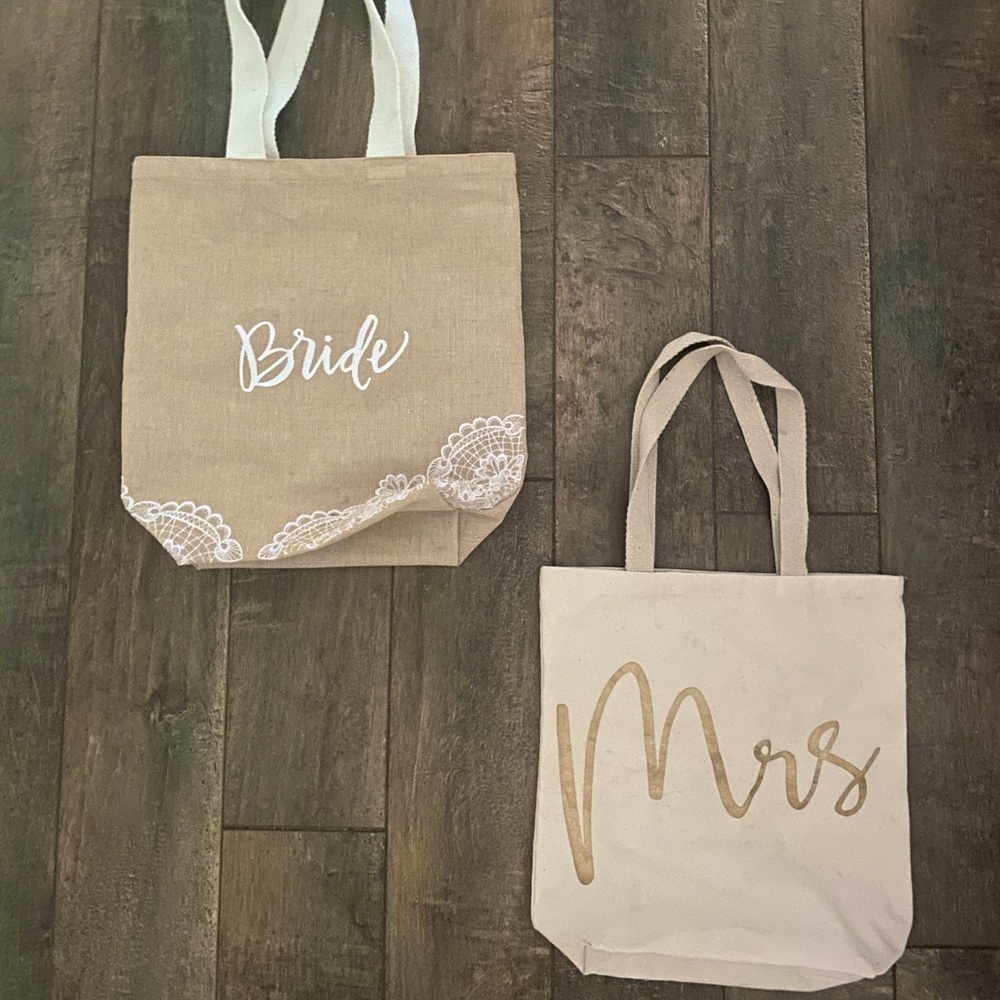 Bridal tote bags